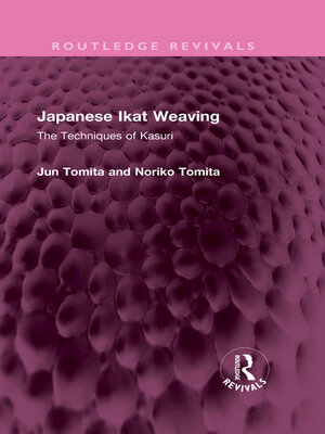 cover image of Japanese Ikat Weaving